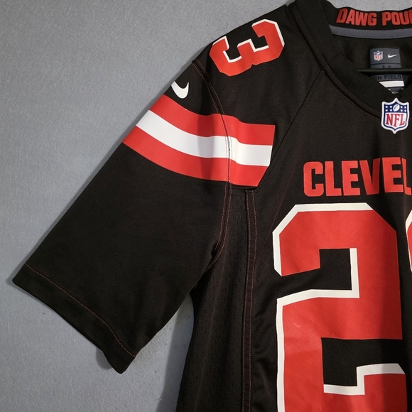 Nike On Field Mens Cleveland Browns #23 Joe Haden Jersey Size Medium - Picture 8 of 12